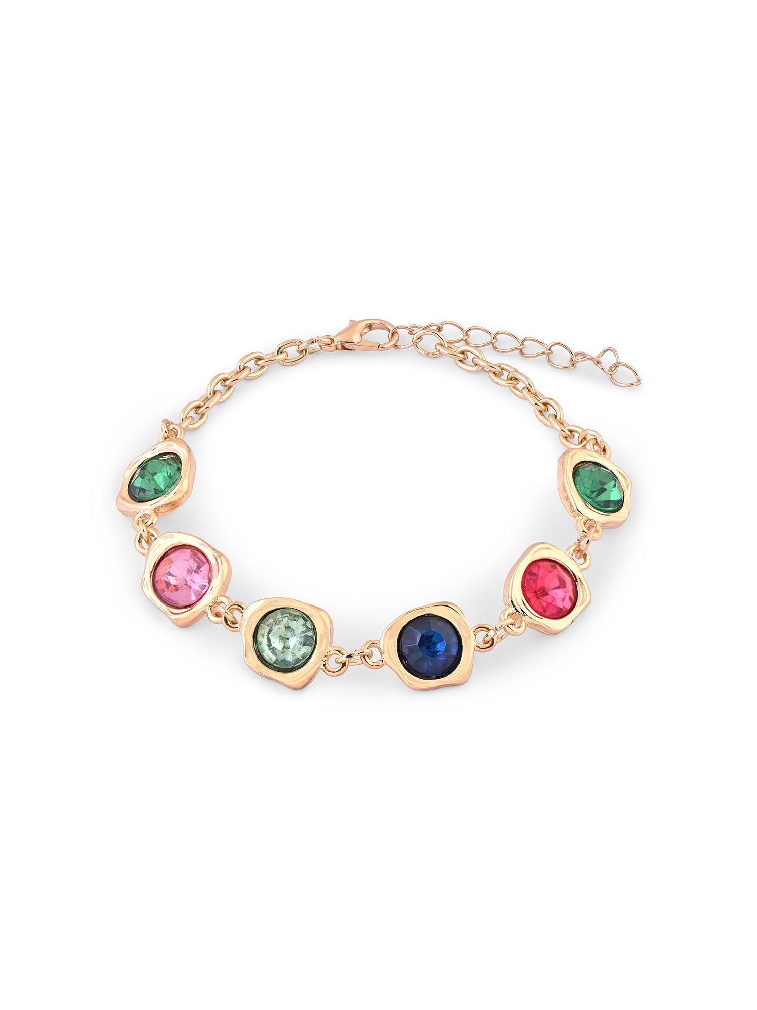 Vibrant Multicolour Stone Bracelet