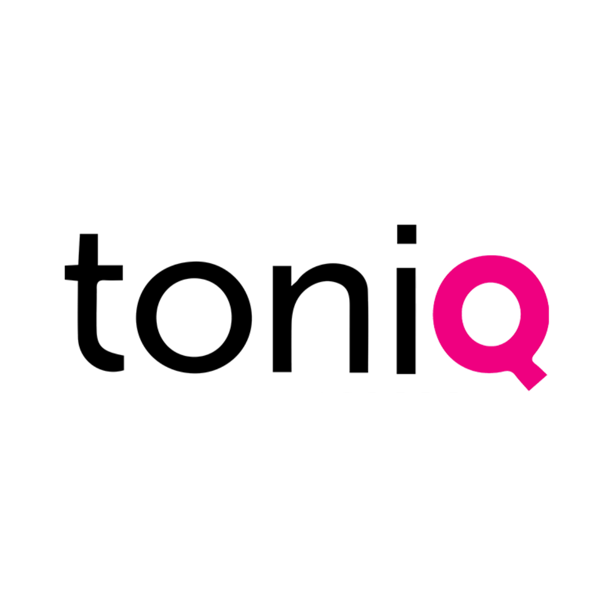 toniQ logo with black text and a pink question mark on a white background. ToniQ jewellery is skin safe, nickel free, cadmium free, hypoallergenic, and lab tested for your comfort and trust.