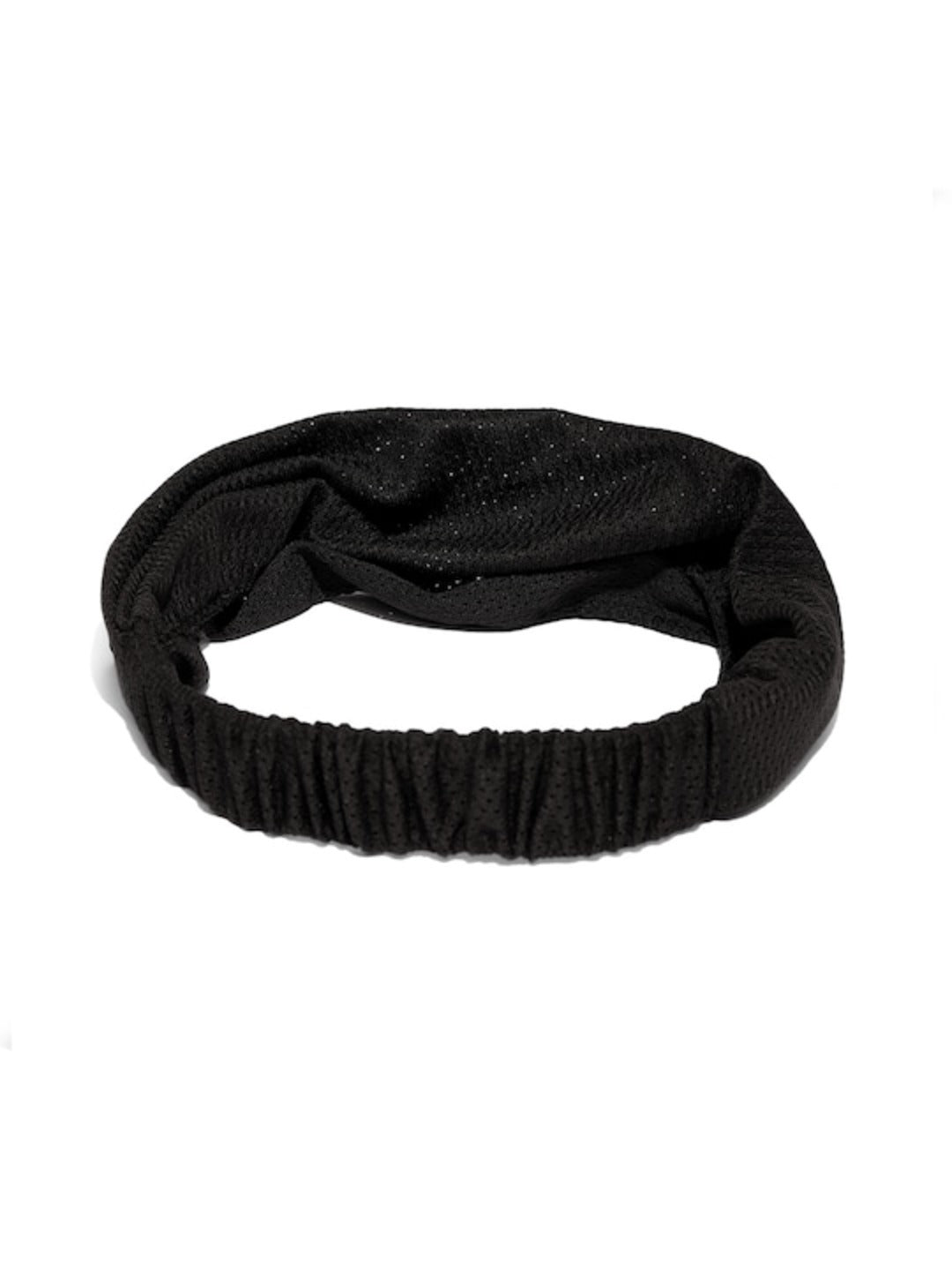 Chic Black Textured Turban Headband