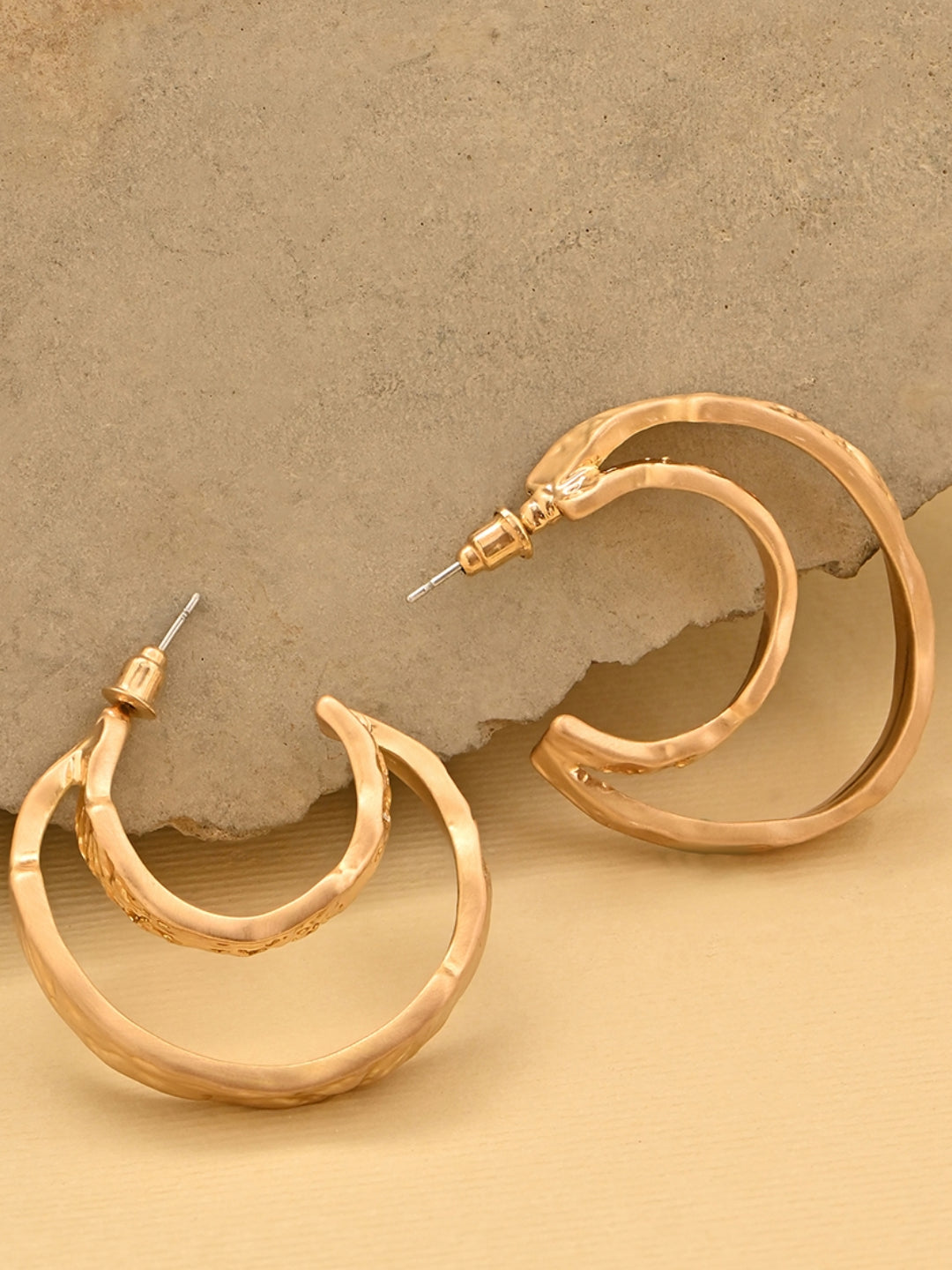 Lava Loop Double Layered Hoops