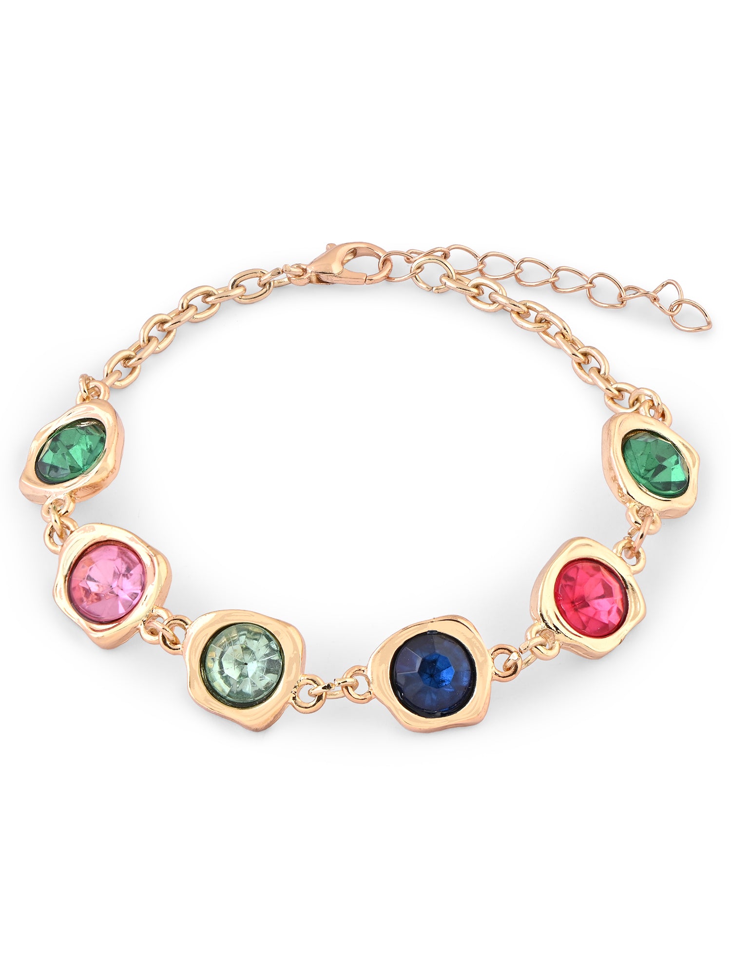 Vibrant Multicolour Stone Bracelet