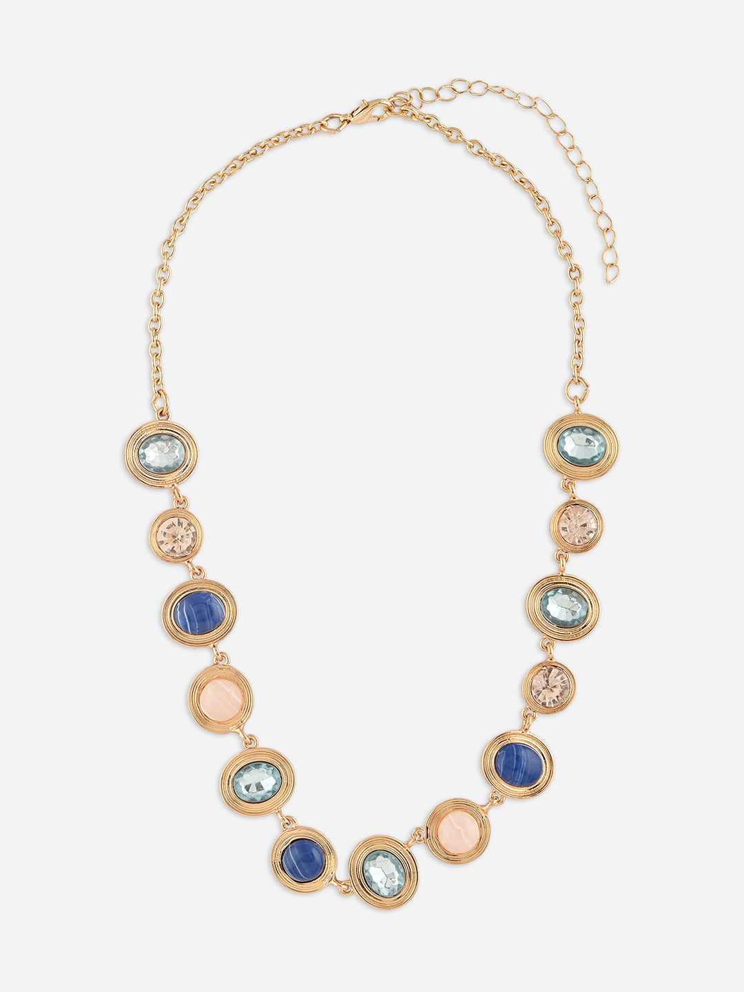 Golden Glow Stone Studded Choker