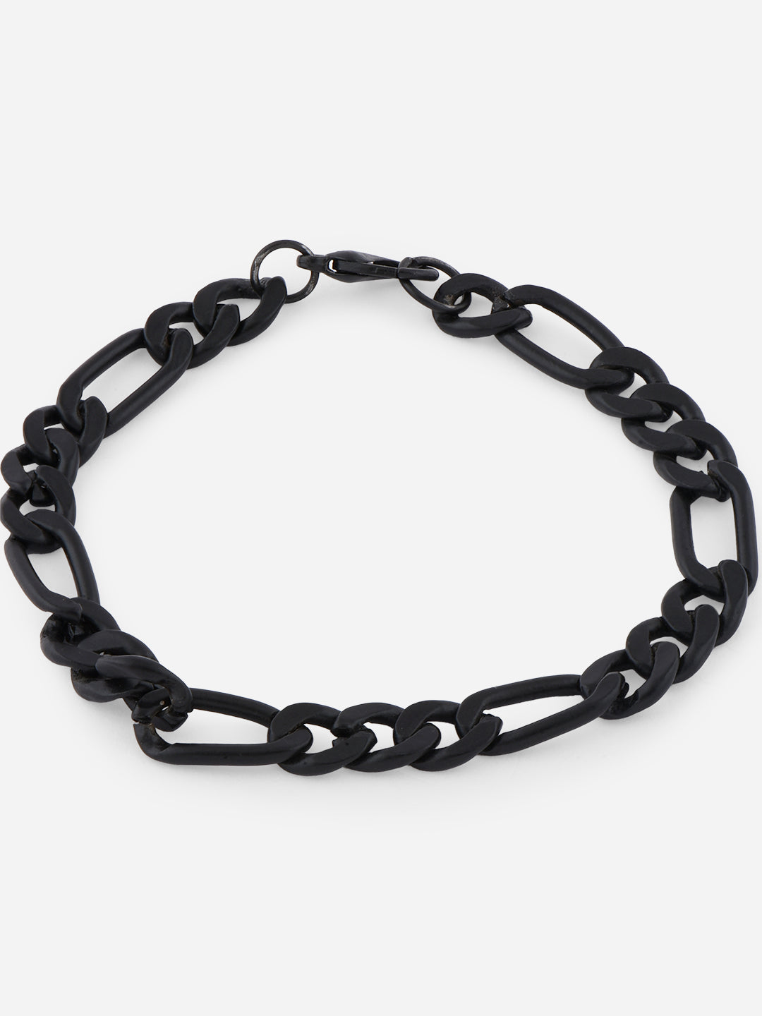 Black Link Bracelet For Men