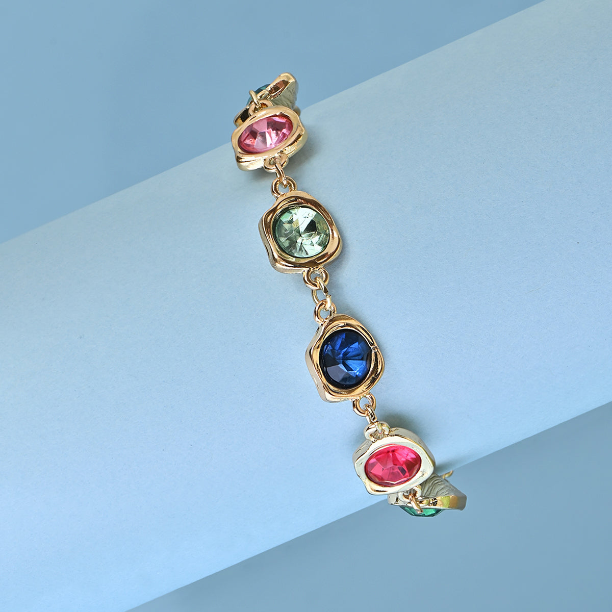Vibrant Multicolour Stone Bracelet