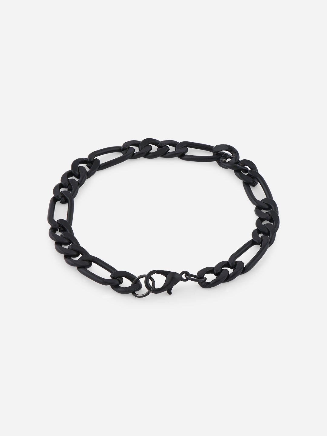 Black Link Bracelet For Men