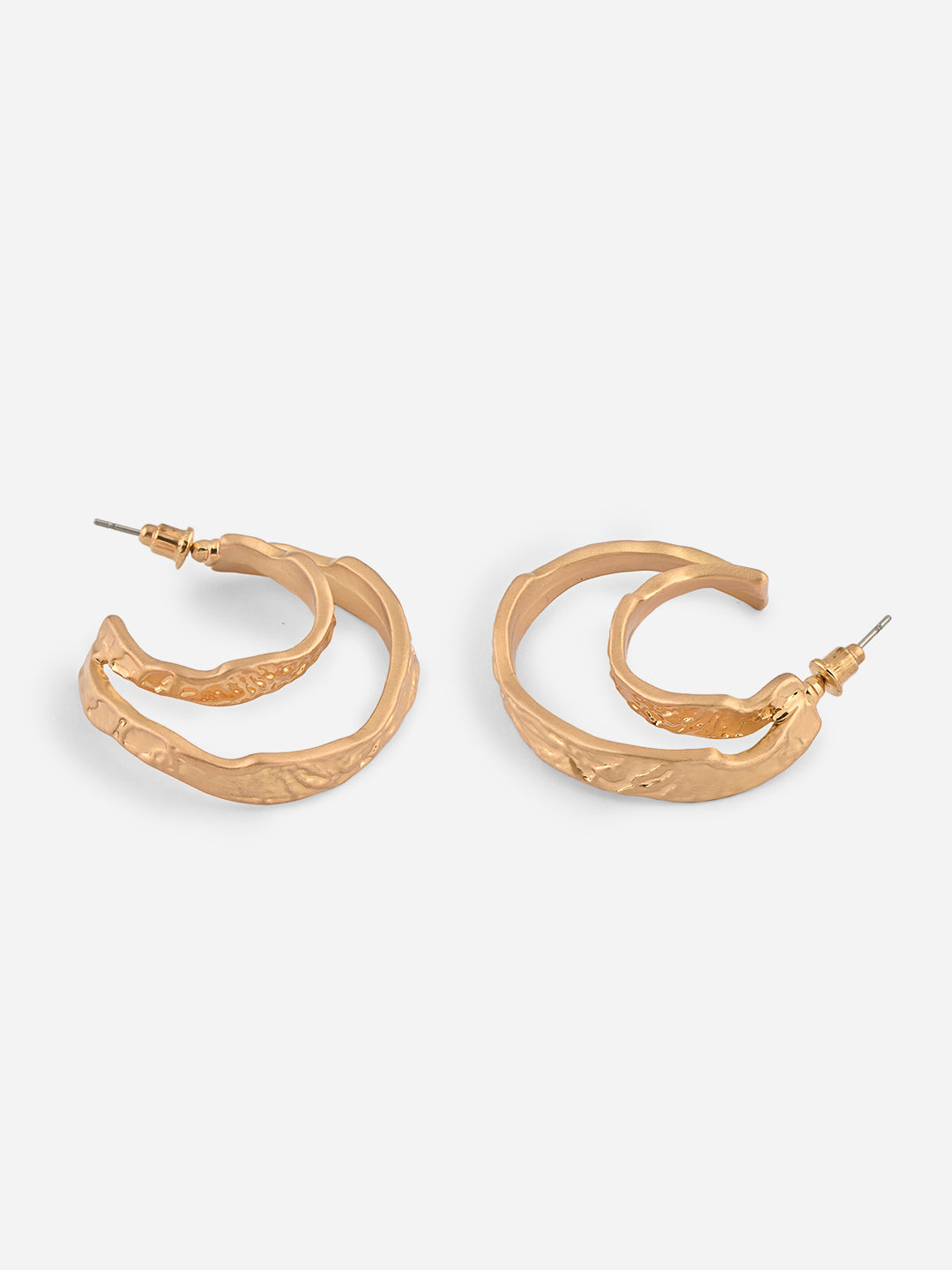 Lava Loop Double Layered Hoops
