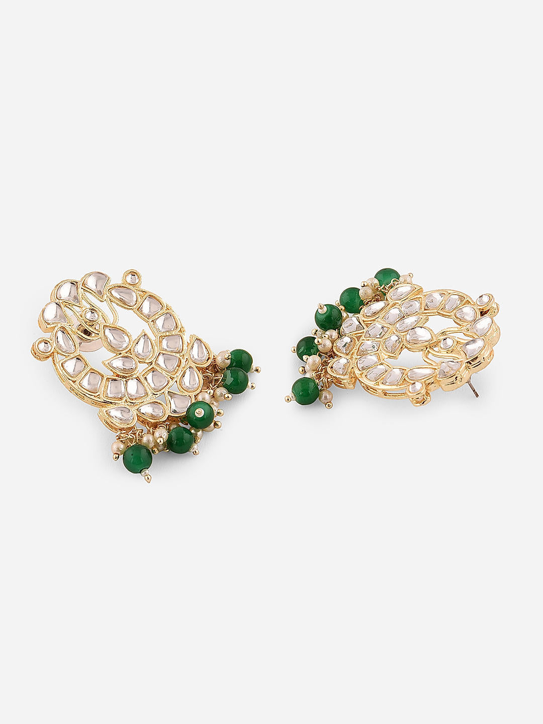 Fida Ethnic Traditional Wedding Gold Kundan Jewellery Set For Women