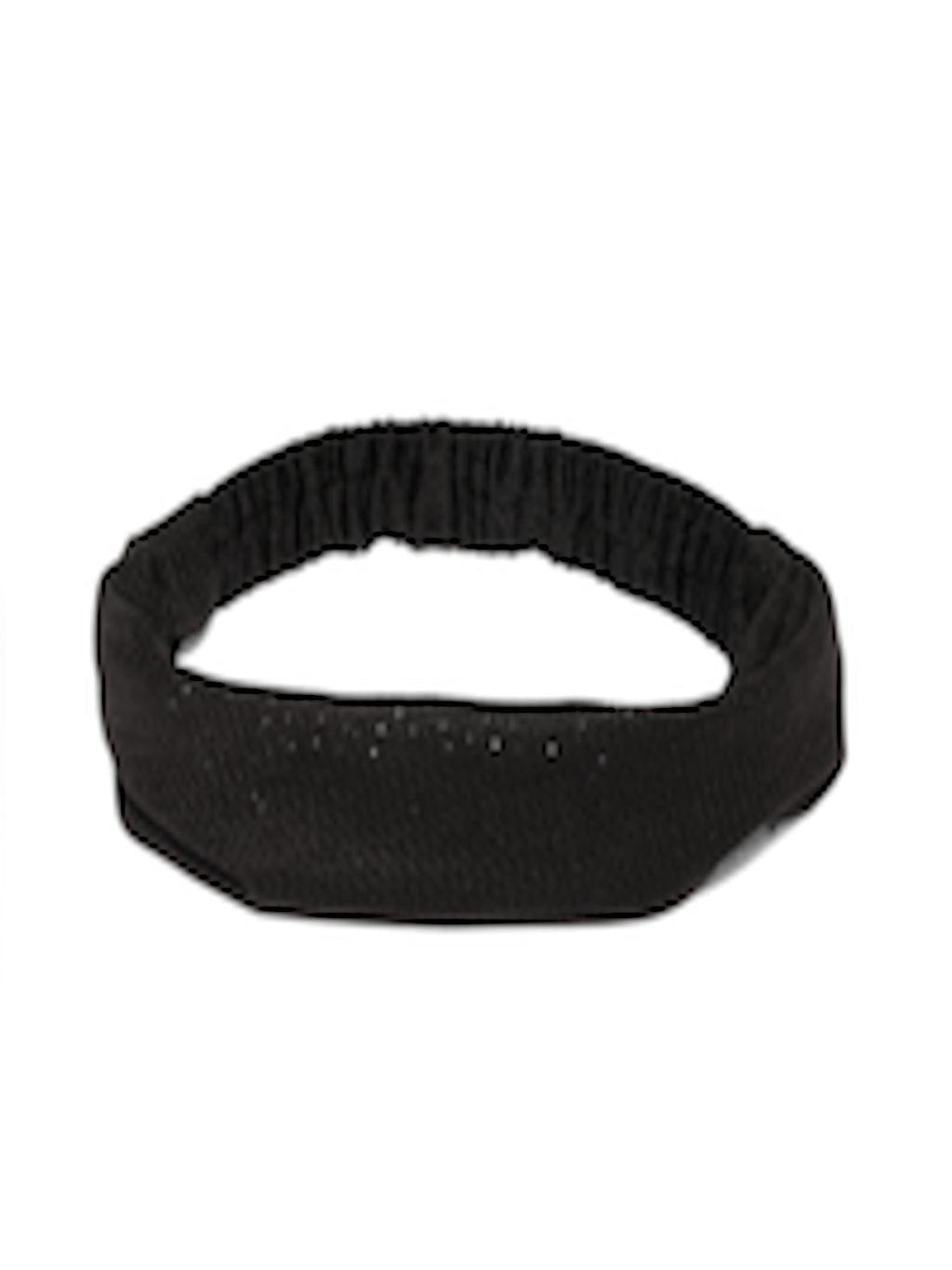Chic Black Textured Turban Headband