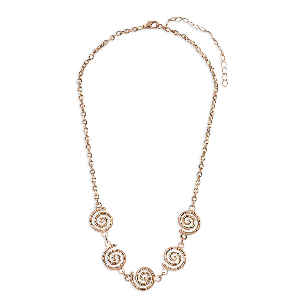 Golden Twisted Choker Necklace