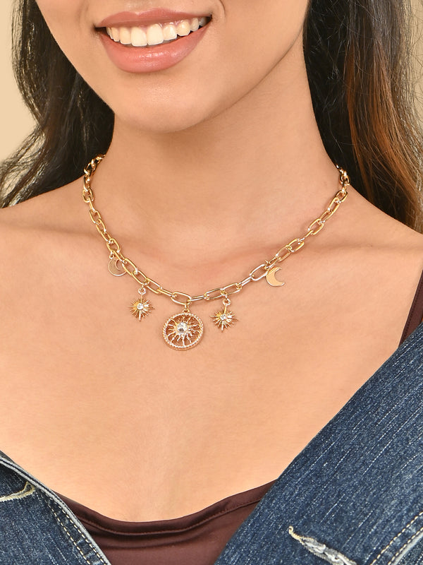 Whimsy Link Multicharm Pendant Necklace