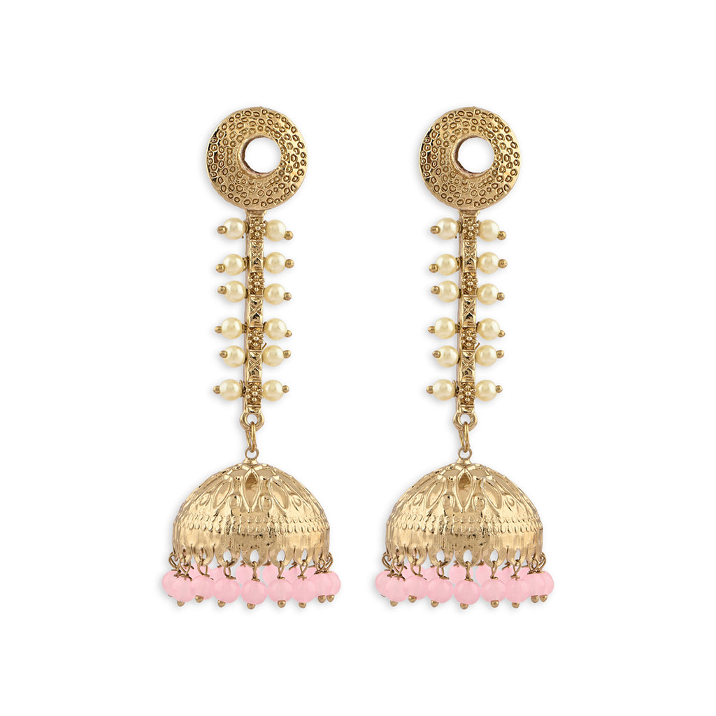 Divine Dome Bells Handcrafted Jhumka Earrings