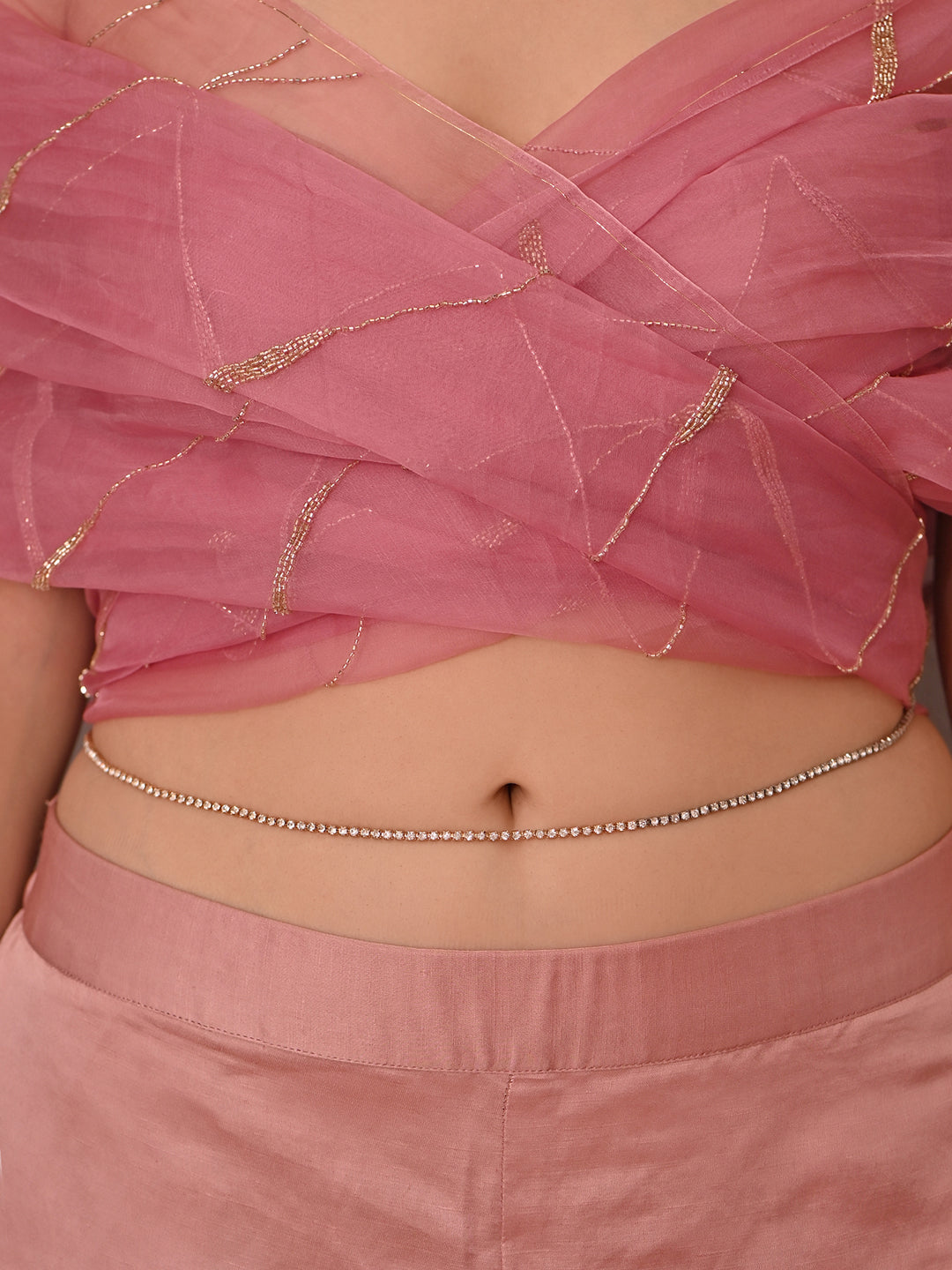 Bimetal Bloom Waist Chain