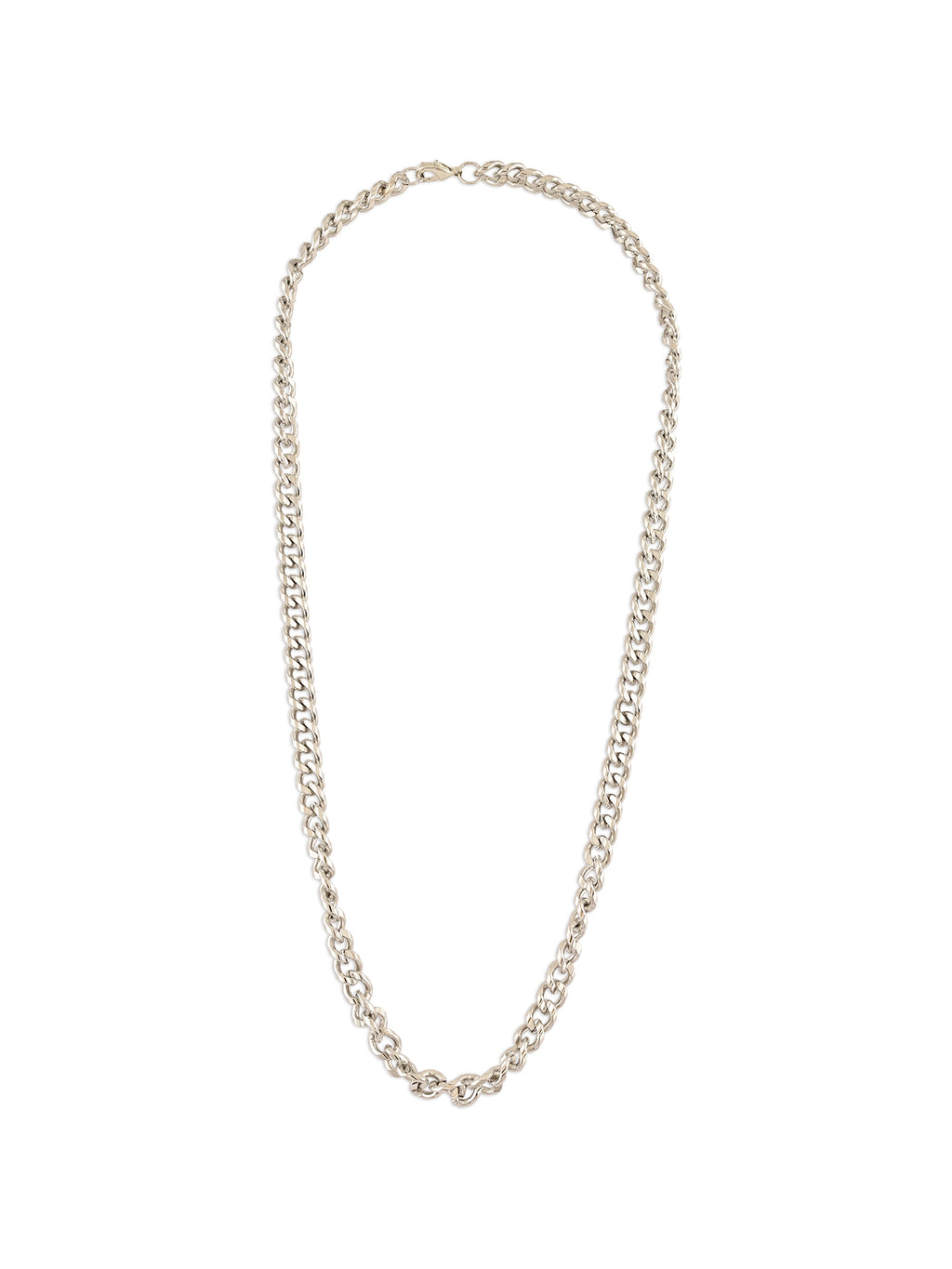 Silver Haze – Classic Cuban Chain for Men