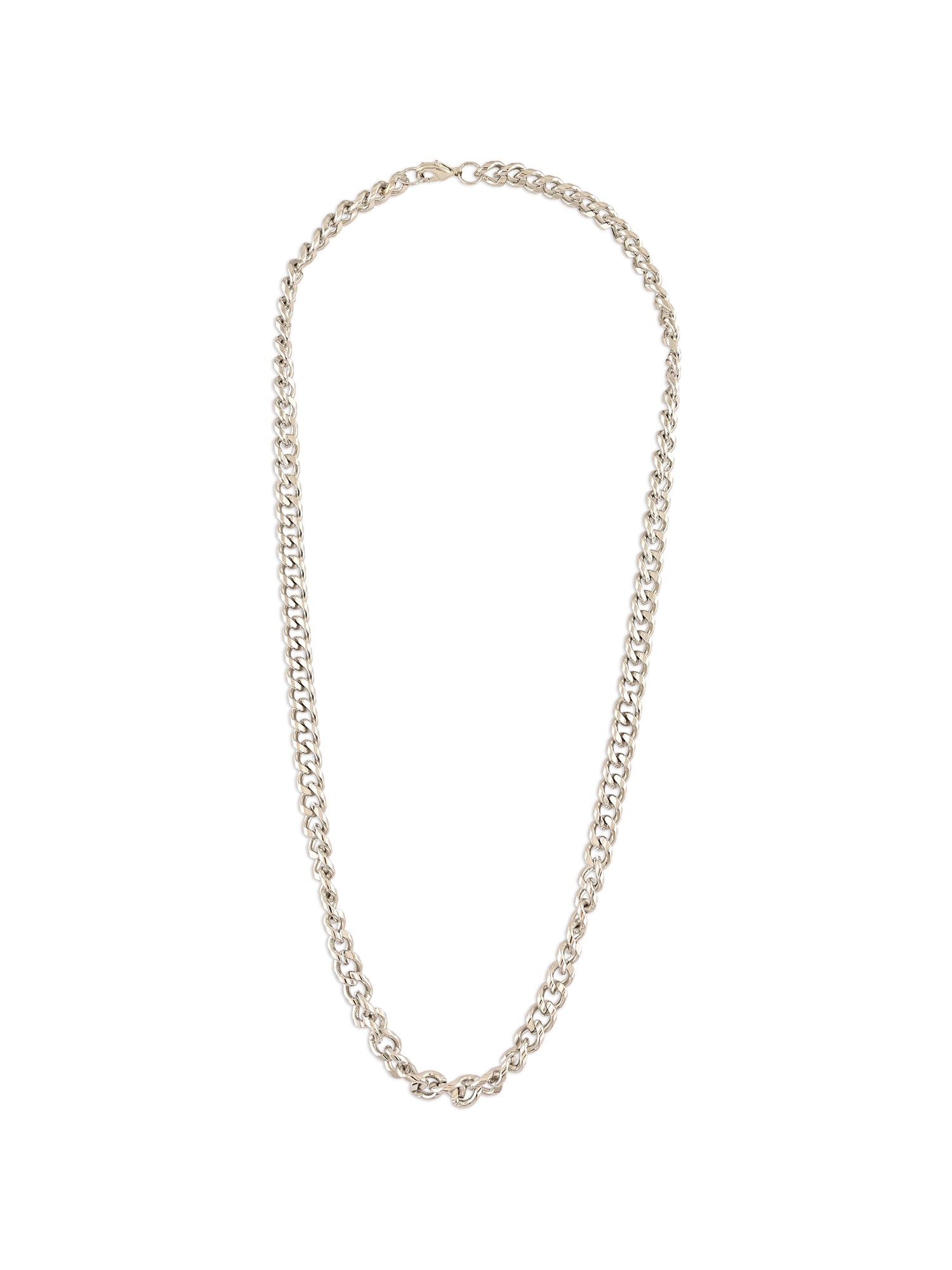 Silver Haze – Classic Cuban Chain for Men
