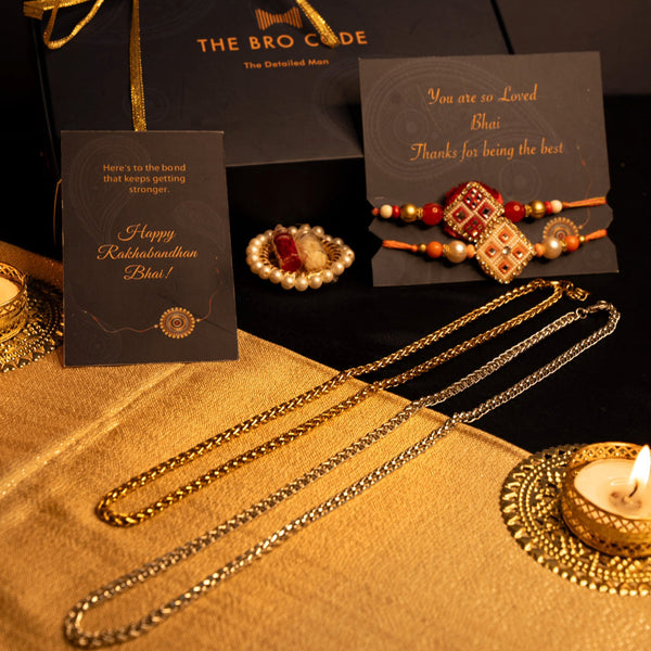 Styled & Tied Rakhi Set