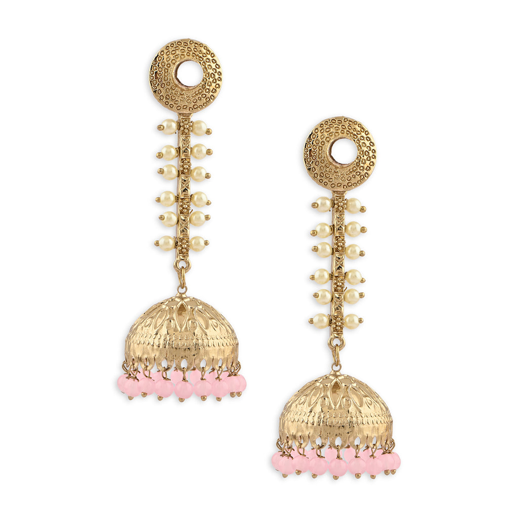 Divine Dome Bells Handcrafted Jhumka Earrings