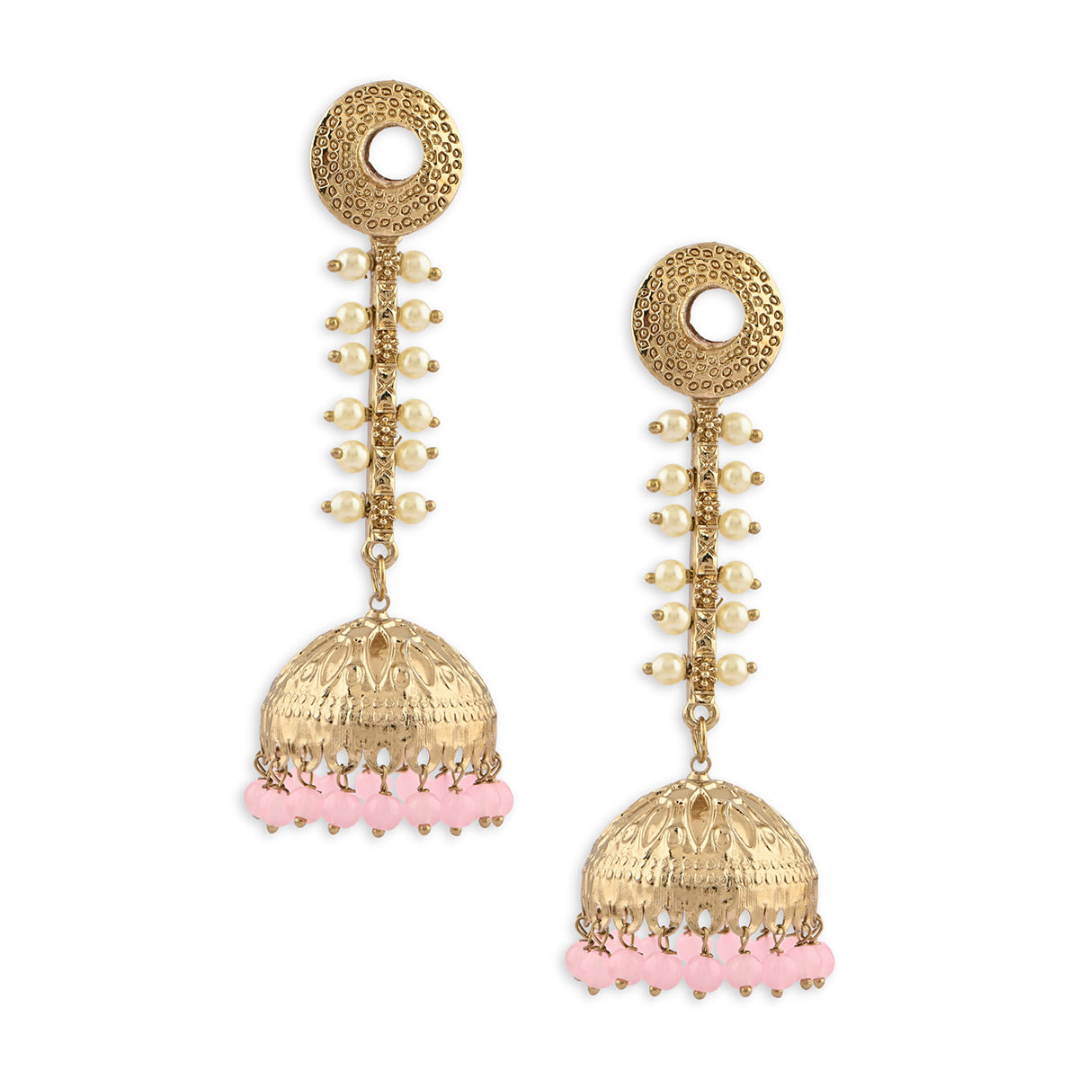 Divine Dome Bells Handcrafted Jhumka Earrings