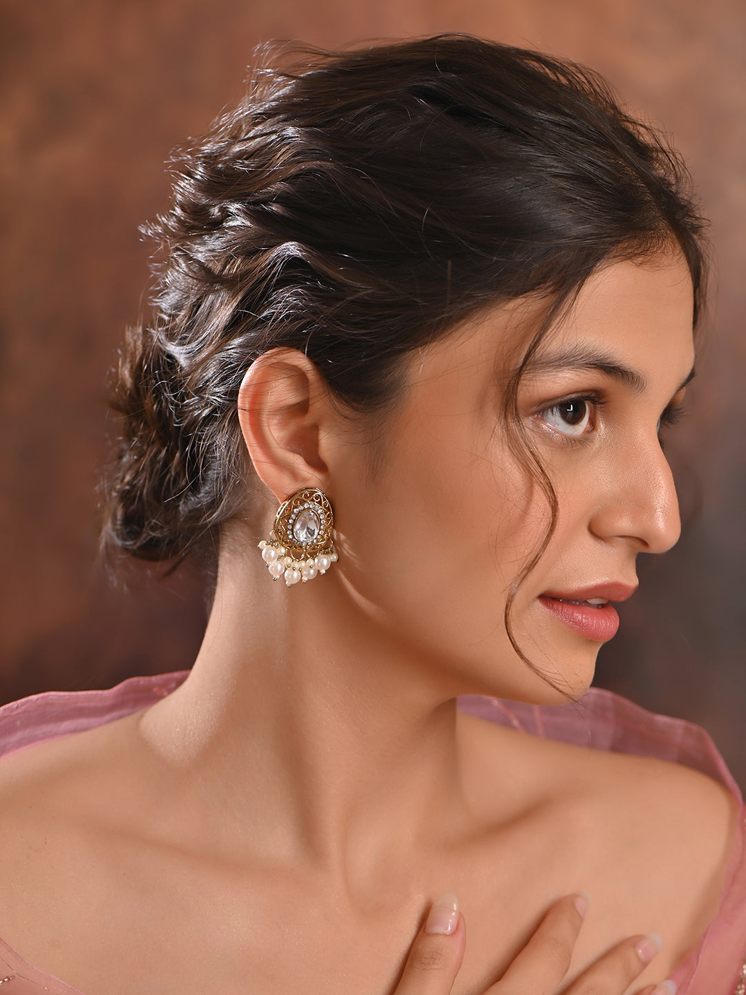 Vanilla Shine CZ Drop Earrings