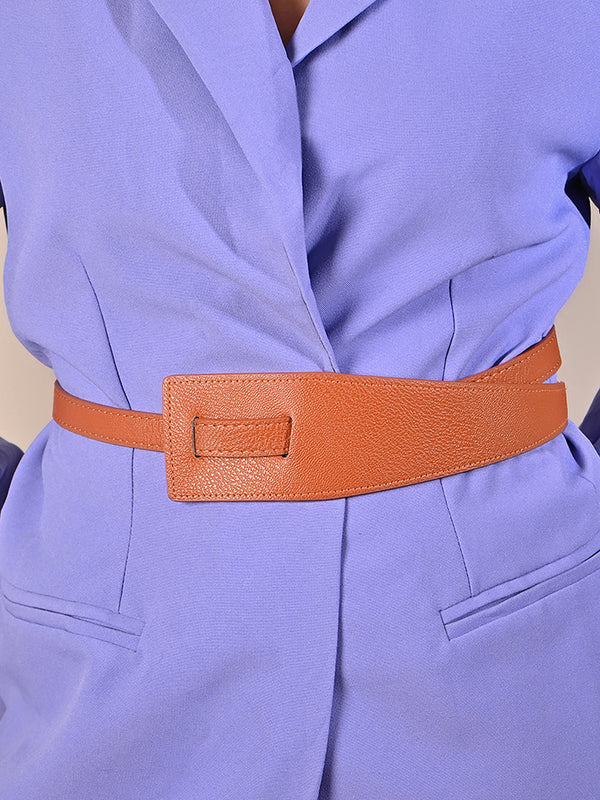 Desert Drape Tan Waist Tie-Up Belt