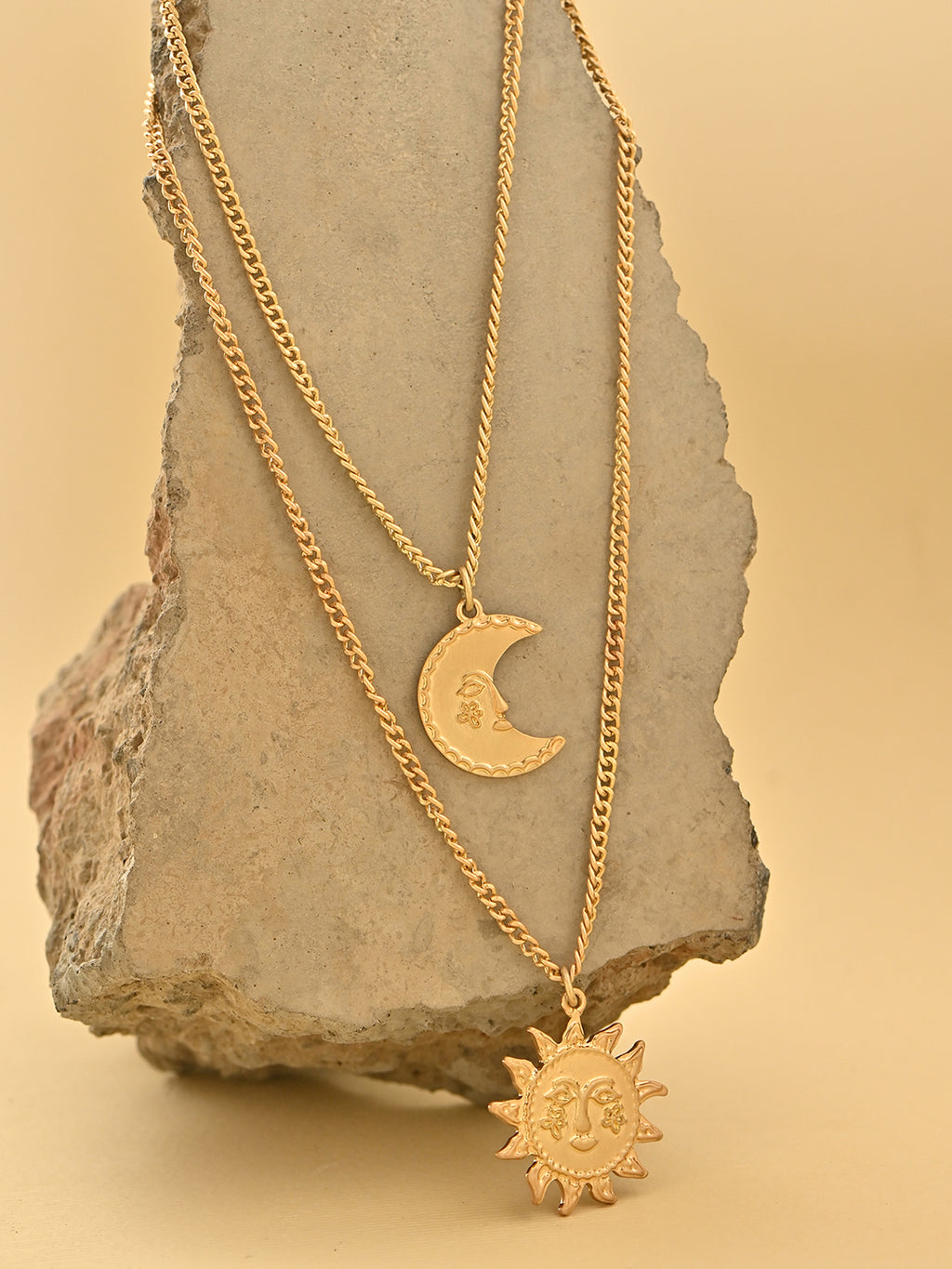 Celestial Balance Sun & Moon Necklace