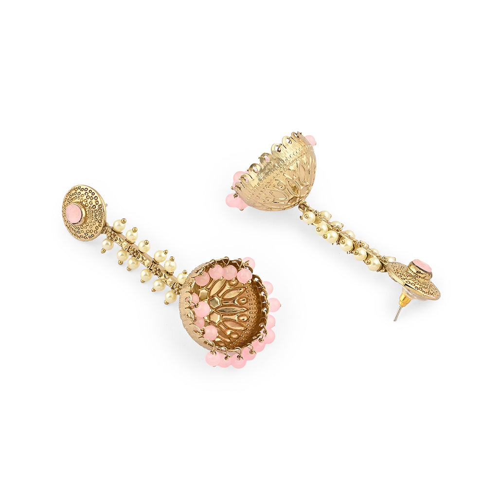 Divine Dome Bells Handcrafted Jhumka Earrings