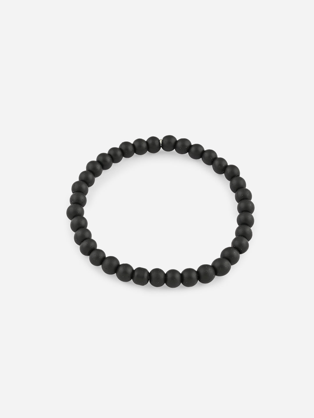 Set of 4 Monochrome Multicolor Beaded & Braided Bracelets
