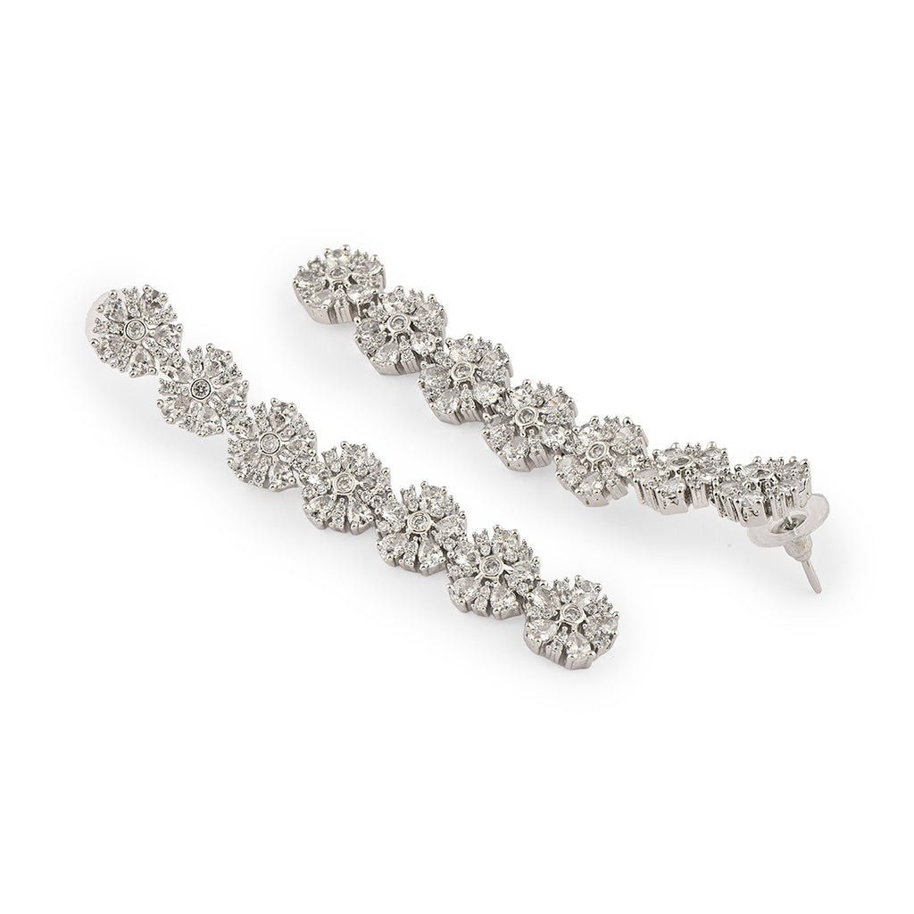 Celestial Linear Column Drop Earring