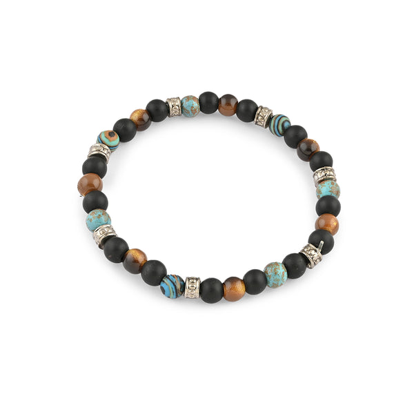 Men’s Beaded Bracelet Set – 3 Pieces