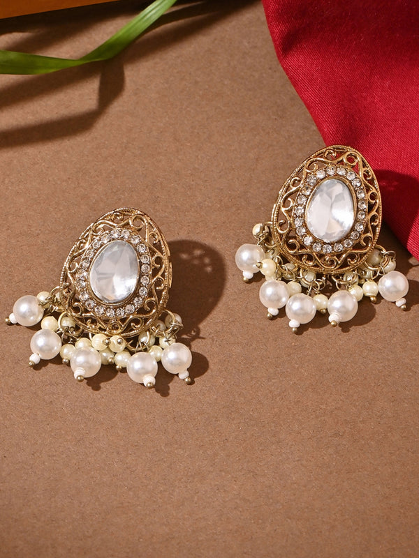 Vanilla Shine CZ Drop Earrings