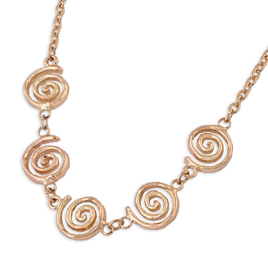 Golden Twisted Choker Necklace