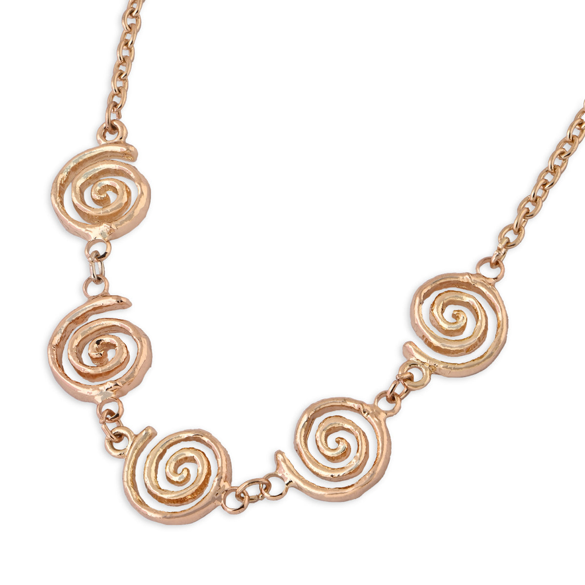 Golden Twisted Choker Necklace