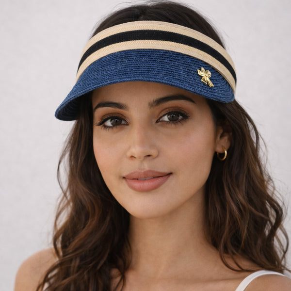Marina Bow Visor Beach Hat