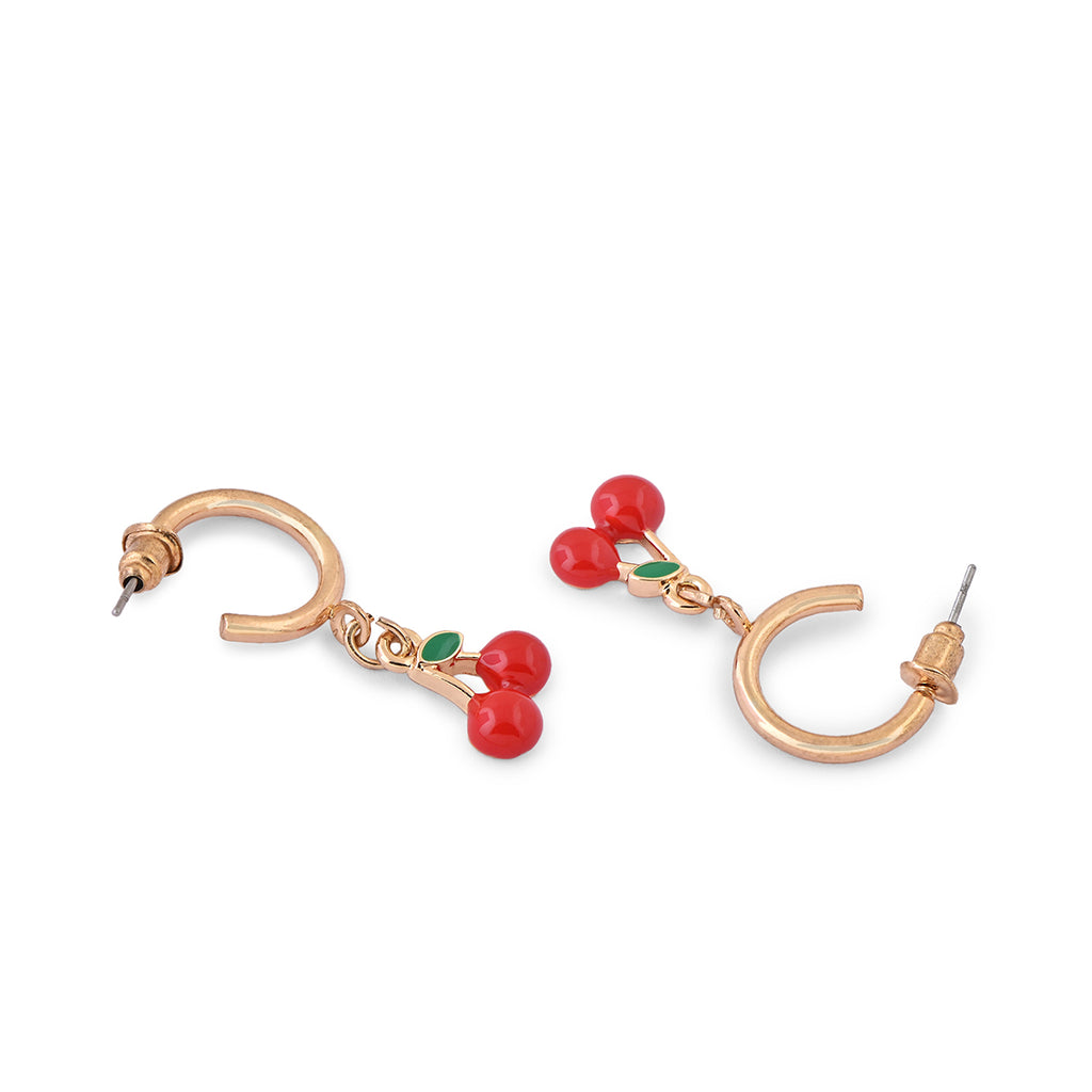 Playful Charm Hoop & Stud Earring Set of 3 Pairs
