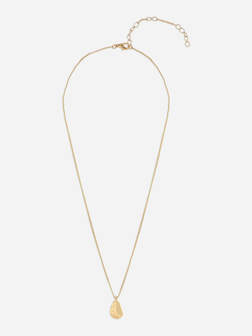 Sleek Abstract Pendant Necklace