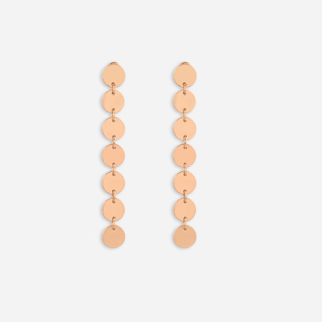 Gold Geometric Drop Earrings