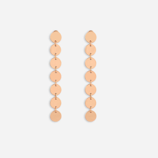 Gold Geometric Drop Earrings