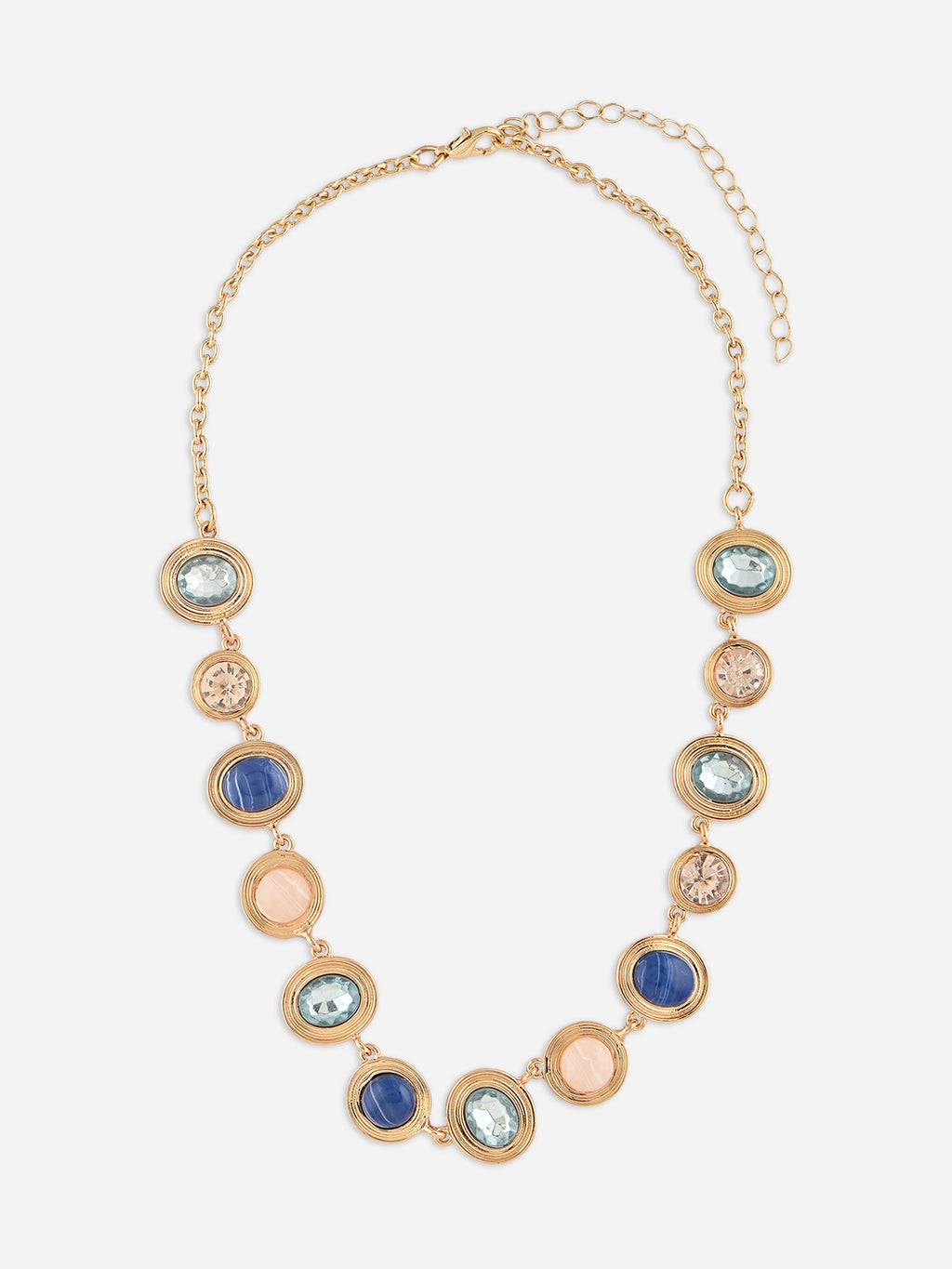 Golden Glow Stone Studded Choker