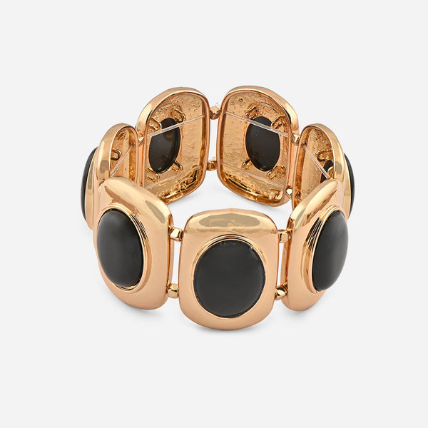 Noir Luxe Black Stone Bracelet
