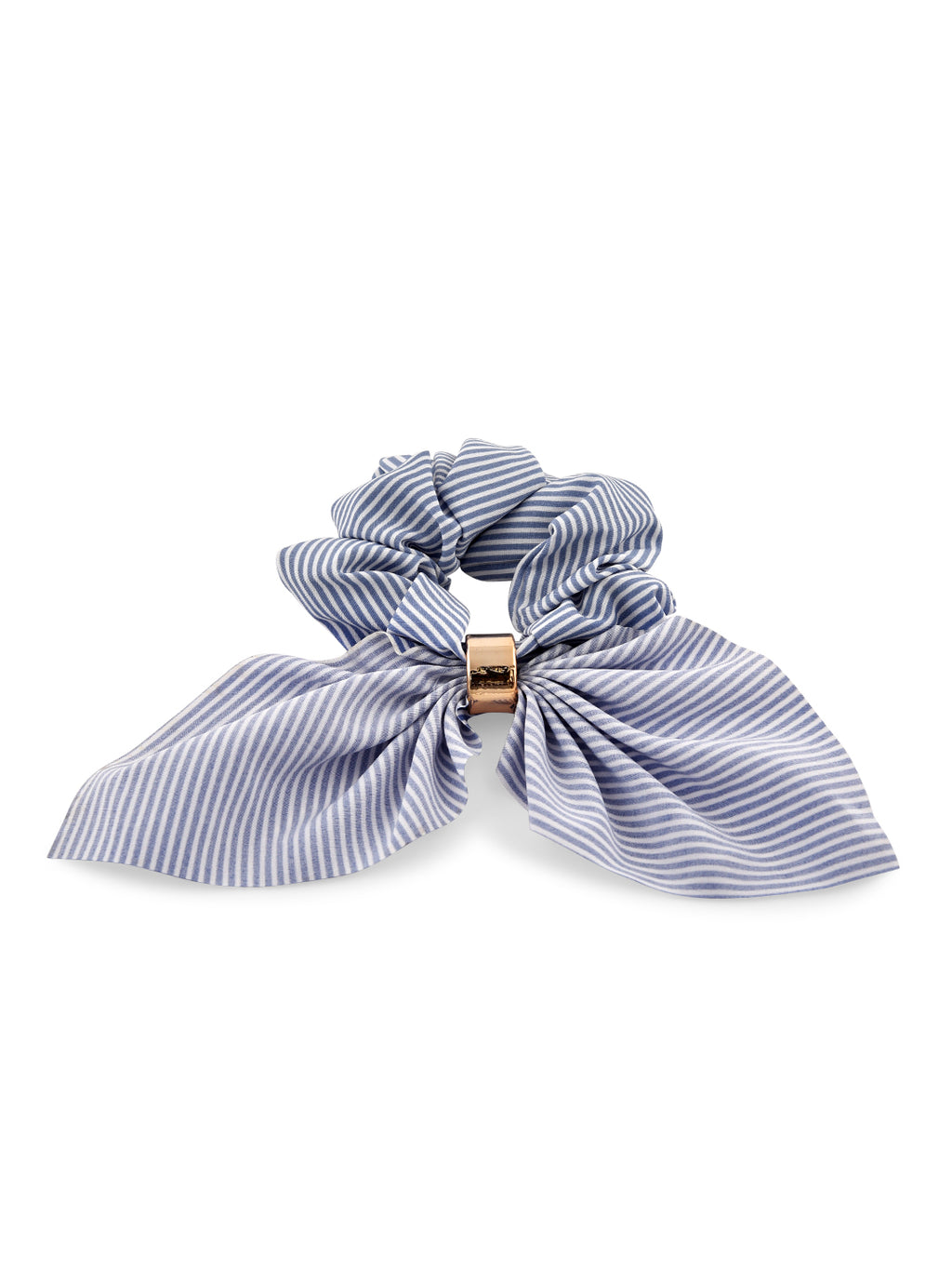 Striped Bow Hair Scrunchies Set of 2