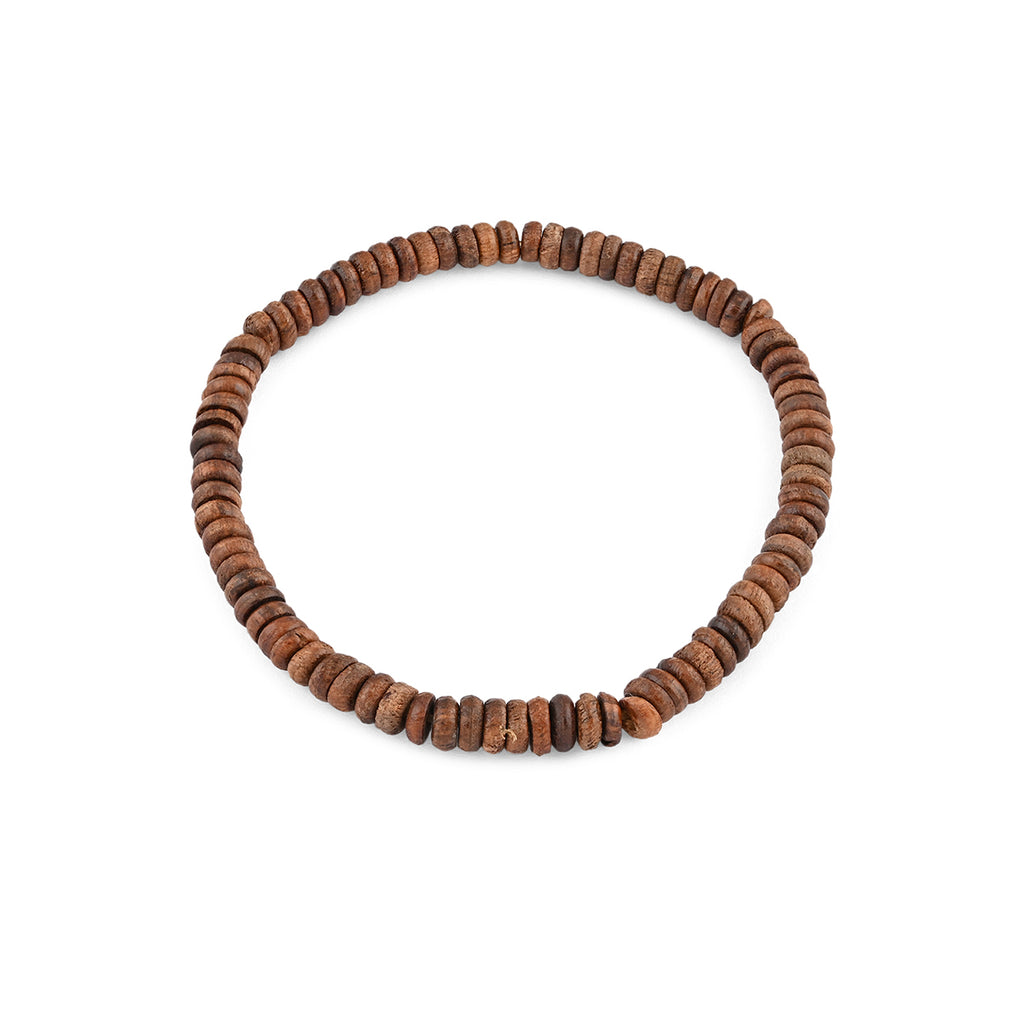 Boho Leather & Bead Bracelet Set of 4