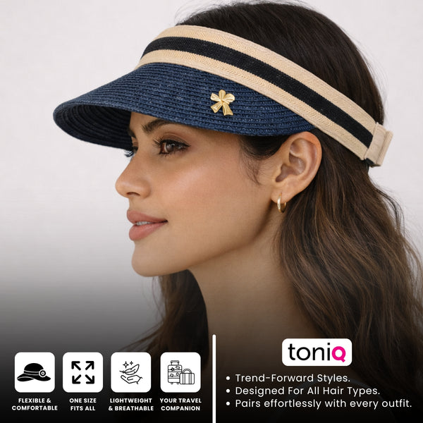 Marina Bow Visor Beach Hat