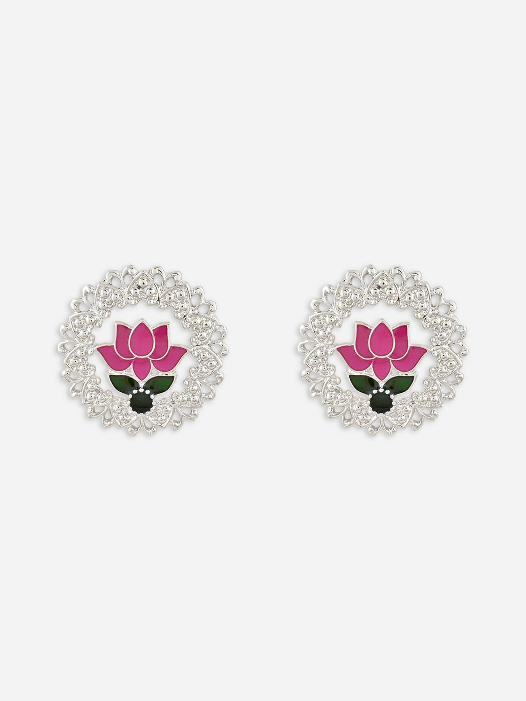 Heritage Lotus Stud Earrings