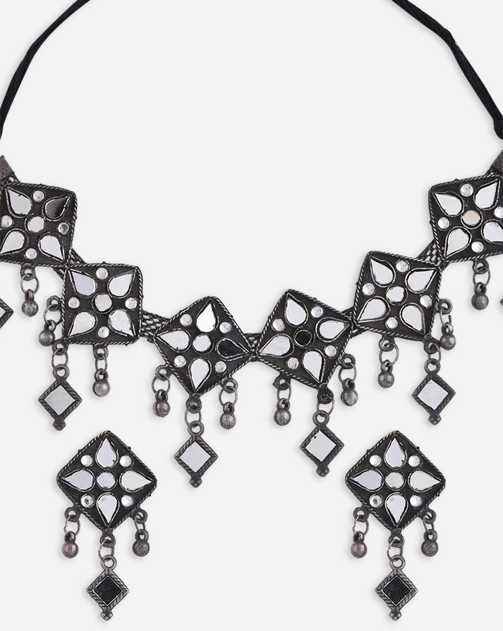 Tribal Noor Grid Oxidized Set