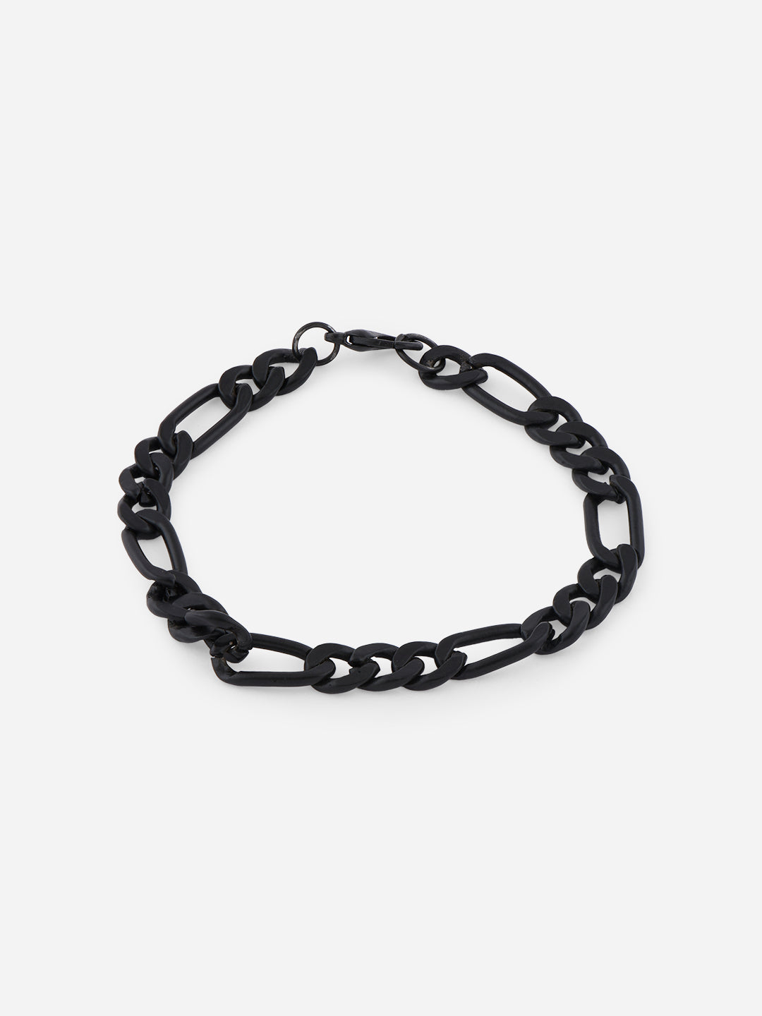 Black Link Bracelet For Men