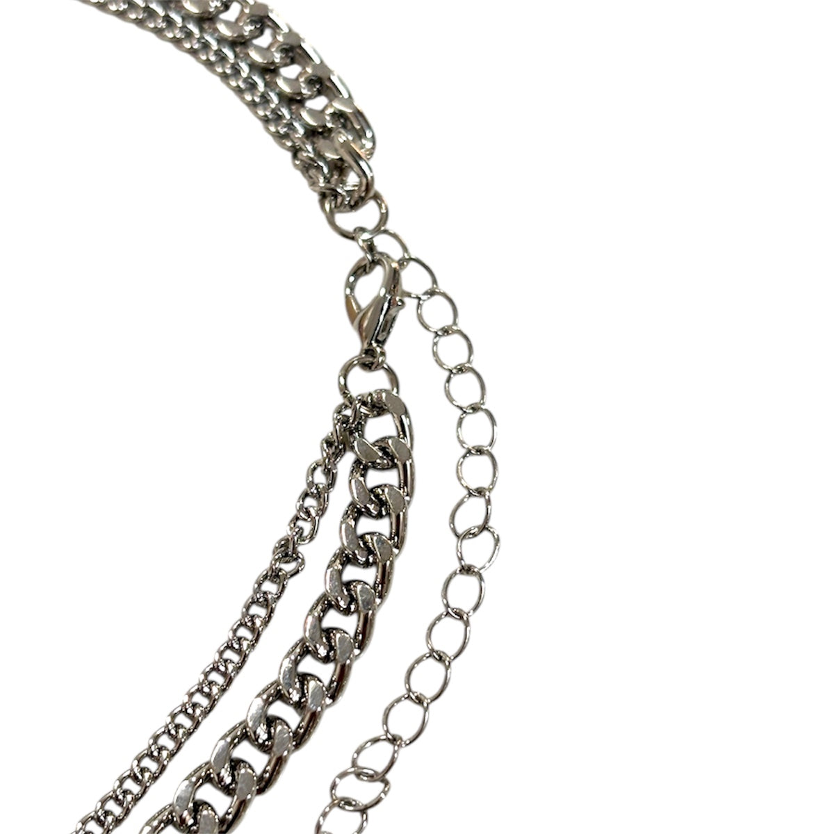 Stacked Chains with Statement Pendant for Men