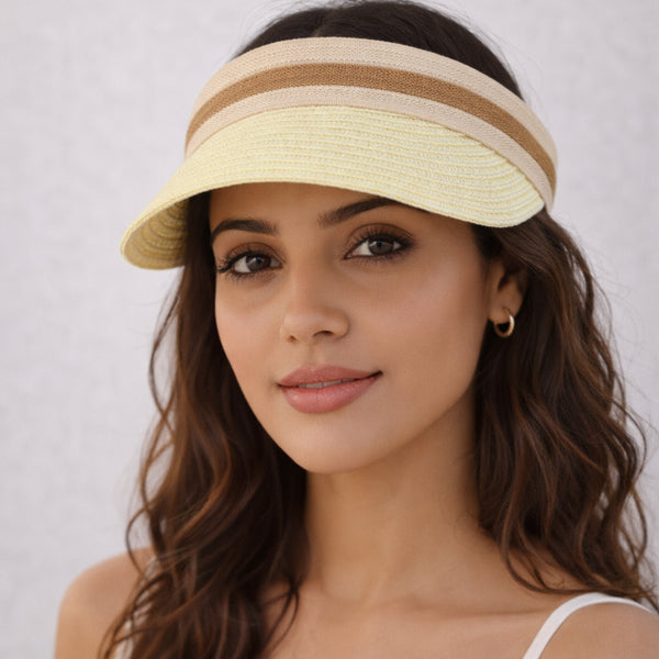 Creamy Vanilla Visor Hat