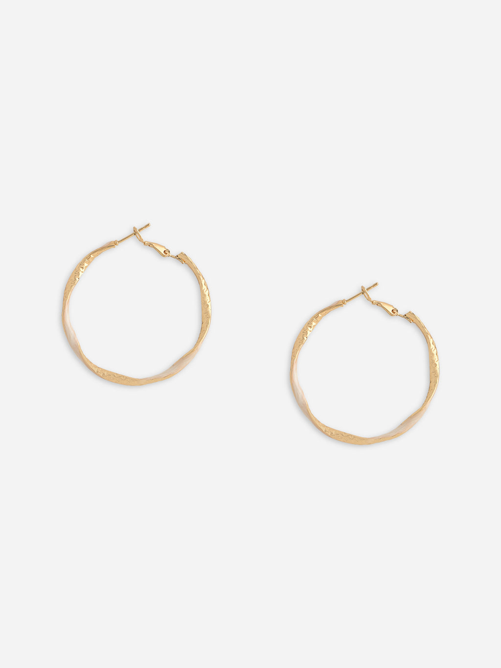 Twisted Oversized Hoop Earrings