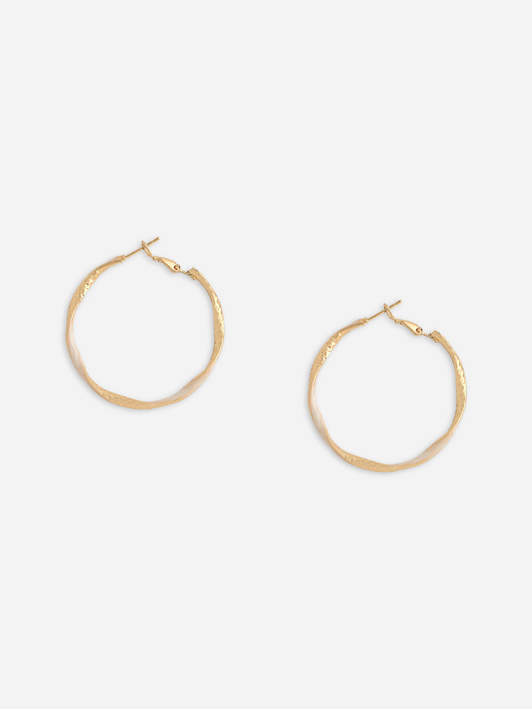 Twisted Oversized Hoop Earrings