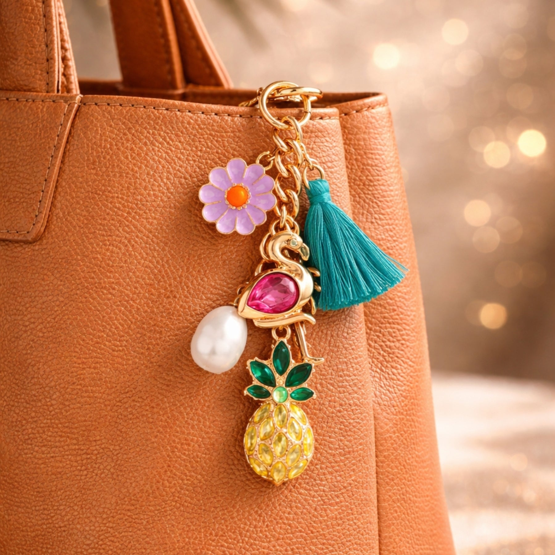 Flamingo Fantasy Bag Charm