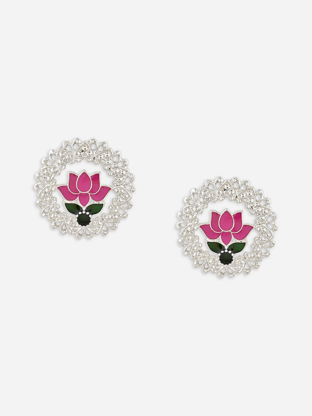 Heritage Lotus Stud Earrings